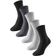 Schiesser 5P Women Socks Grau/Schwarz Gr 39/42 Damen