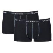 Sloggi 2P For Men Start Hip Schwarz Baumwolle Small Herren