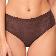 Sloggi ZERO Feel Lace 2.0 High Waist Brief Braun Small Damen