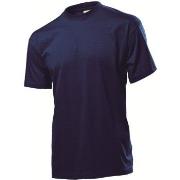 Stedman Classic Men T-shirt Marine Baumwolle Small Herren