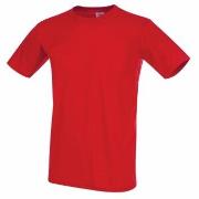 Stedman Classic-T Fitted For Men Rot Baumwolle Small Herren