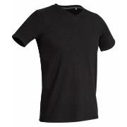 Stedman Clive V-neck Schwarz ringgesponnene Baumwolle Small Herren