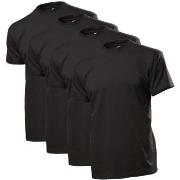 Stedman 4P Comfort Men T-shirt Schwarz Baumwolle Small Herren