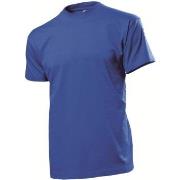 Stedman Comfort Men T-shirt Royalblau Baumwolle Small Herren