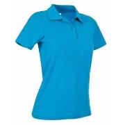 Stedman Polo Women Blau Baumwolle Small Damen