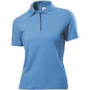 Stedman Polo Women Hellblau Baumwolle Small Damen