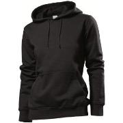 Stedman Sweatshirt Hooded Women Schwarz Small Damen