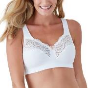 Swegmark BH Cotton Bloom Fairtrade Soft Bra Weiß Baumwolle B 75 Damen