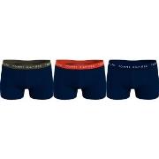 Tommy Hilfiger 3P Logo Essential Trunks Dunkelblau Small Herren