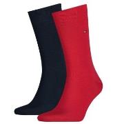 Tommy Hilfiger 2P Men Classic Sock Blau/Rot Gr 39/42 Herren