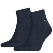 Tommy Hilfiger 2P Men Quarter Sock Blau Gr 39/42 Herren