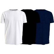 Tommy Hilfiger 3P Stretch Cotton T-shirt Schwarz/Blau Baumwolle Medium...