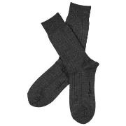 Topeco Men Wool Rib Socks Dunkelgrau Gr 41/45 Herren