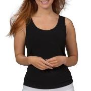 Trofe Bamboo Solids Tank Top Schwarz Bambus Small Damen