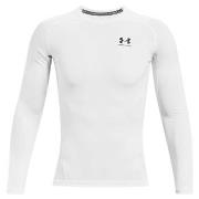 Under Armour 3P HeatGear LS Compression Shirt Weiß Large Herren