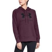 Under Armour Rival Fleece Sportstyle Hoodie Weinrot Small Damen