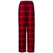 Calvin Klein Long Flannel Sleep Pant Schwarz/Rot Baumwolle Medium Dame...