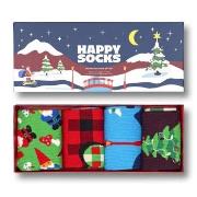 Happy socks 4P Santas Workshop Socks Gift Set Mixed Baumwolle Gr 41/46