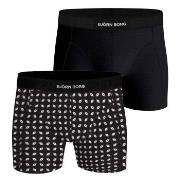 Björn Borg 2P Premium Cotton Stretch Boxer 2633 Schwarz/Weiß Baumwolle...