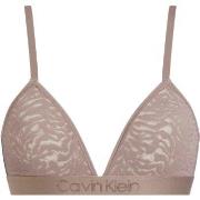 Calvin Klein BH Intrinsic Unlined Triangle Bra Beige Medium Damen