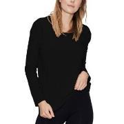 JBS of Denmark Bamboo Long Sleeve Top Schwarz Small Damen