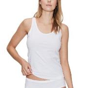 JBS of Denmark Organic Cotton Top Wide Straps Weiß Ökologische Baumwol...