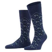 Burlington Car Socks Marine gemustert Gr 40/46 Herren