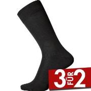 Egtved Mercerized Cotton Sock Schwarz mercerisierte Baumwolle Gr 45/48...