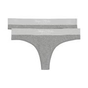 Marc O Polo Casual Thong 2P Grau Baumwolle Small Damen