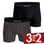 Björn Borg 2P Premium Cotton Stretch Boxer 2633 Schwarz/Weiß Baumwolle...