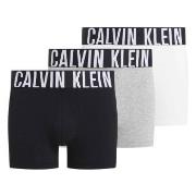 Calvin Klein 3P Intense Power Trunks Weiß/Grau Baumwolle Small Herren