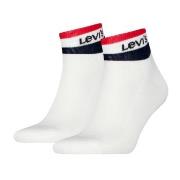 Levis 2P Mid Cut Stripe Socks Weiß Gr 39/42