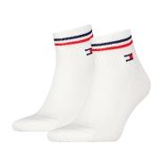 Tommy Men Uni TJ Iconic Quarter Socks 2P Weiß Gr 39/42 Herren