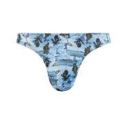 Bruno Banani Long Beach String Blau Muster Polyamid Small Herren