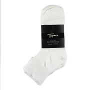 Topeco 4P Mid Cut Sport Socks Weiß Polyamid Gr 40/45 Herren