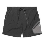 Panos Emporio Badehosen Tech Boardshorts Schwarz Polyamid Small Herren