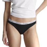 Calvin Klein 3P Low Rise Bikini Briefs Schwarz Baumwolle Small Damen