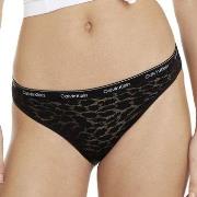 Calvin Klein 3P Modern Lace Bikini Schwarz Polyamid Small Damen