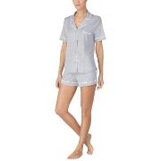 DKNY New Signature Short Pyjama Set Grau Small Damen