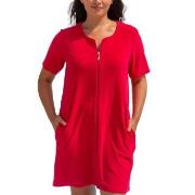 Trofe Short Sleeved Beachrobe Rot Medium Damen