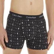 Calvin Klein 3P Cotton Stretch Trunks Schwarz Muster Baumwolle Small H...