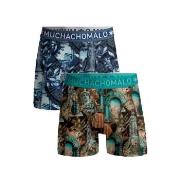 Muchachomalo 2P Athens Boxer Blau/Grün Baumwolle Medium Herren