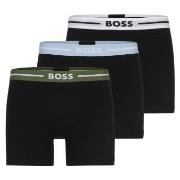 BOSS 3P Power Bold BoxerBr Schwarz Baumwolle Small Herren