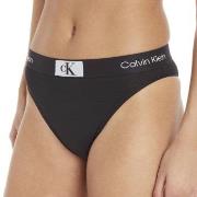 Calvin Klein CK96 High Waisted Brazilian Briefs Schwarz Baumwolle Smal...