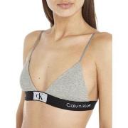 Calvin Klein BH CK96 Triangle Bra Grau Baumwolle Small Damen