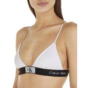 Calvin Klein BH CK96 Triangle Bra Weiß Baumwolle Small Damen