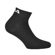 FILA 3P Quarter Plain Socks Schwarz Gr 39/42