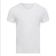 JBS Bamboo V Tee Absorbent T Shirt Weiß Small Herren