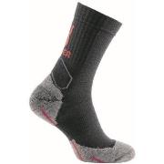 Seger Work Mid Wool Regular Sock Schwarz/Grau Gr 46/48