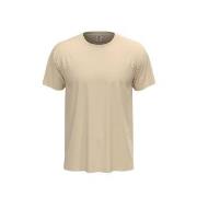 Stedman Classic Men T-shirt Beige Baumwolle Small Herren